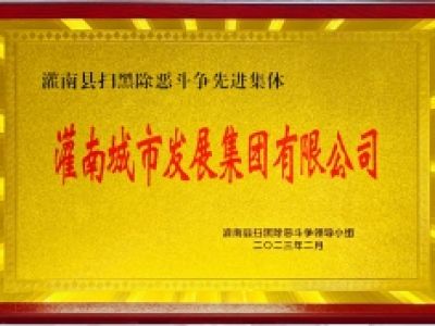 灌南县扫黑除恶斗争先进集体